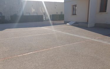 Chauny - Aménagement béton désactivé