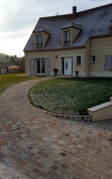 Allée et descente en grès indien 14 x 20